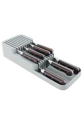 Decobella Light Gray 50830 Model 2 Row Knife Holder