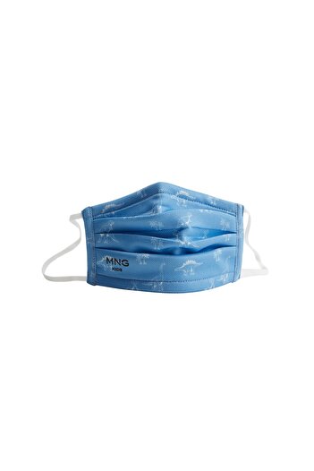 MANGO Kids Erkek Çocuk Mavi Maske 77040179