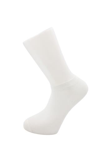 KARDEŞLER ÇORAP Men's White Booties Cotton Rice Knitted Socks 6 Pack