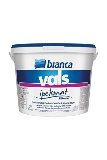 Bianca Vals Ipek Mat 1312 Yakut Rengi Silikonlu Iç Cephe Boya 2.5 Lt