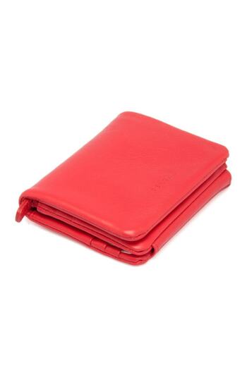 Tergan Men's Red Leather Wallet - 01541