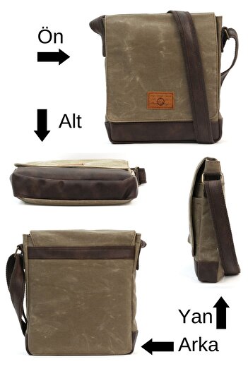 Old Cotton Cargo 7112 Western S Waterproof Shoulder - Postman - Tablet Bag