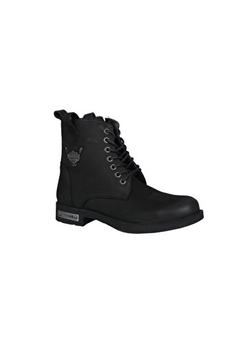 Hammer Jack 102 15200-m Μαύρες ανδρικές μπότες Nubuck