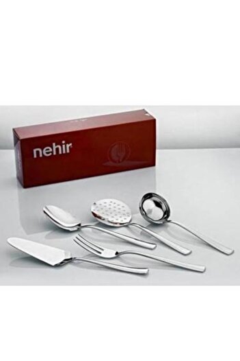 Nehir Sahra Spoon Fork Set - 77 Pcs. Spoon Fork Serving Set for 12 Persons