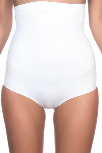 Emay Women's High Waist White Seamless Slip Corset - New Season
