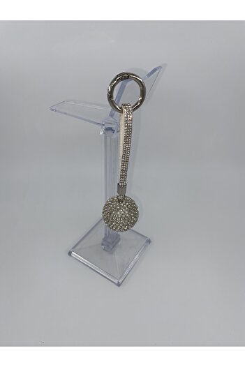 Fox Disco Ball Stone Detailed Keychain