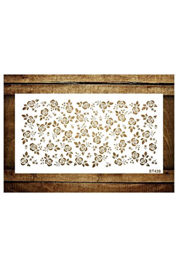 STENCİLTASARIM Cakes Stencil St439 Pasta, Kurabiye, Kek Süsleme Şablonları
