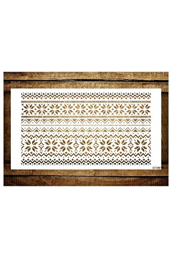 STENCİLTASARIM Cakes Stencil St390 Pasta, Kurabiye, Kek Süsleme Şablonları