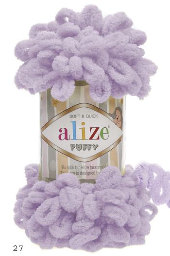 Alize Subebek 5 Puffy Hand Knitted - 27 Ανοιχτό Λιλά Χρώματα