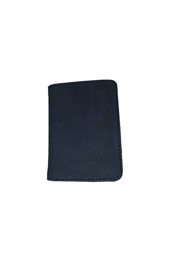 MKM MAN Men's Navy Blue Vertical Wallet