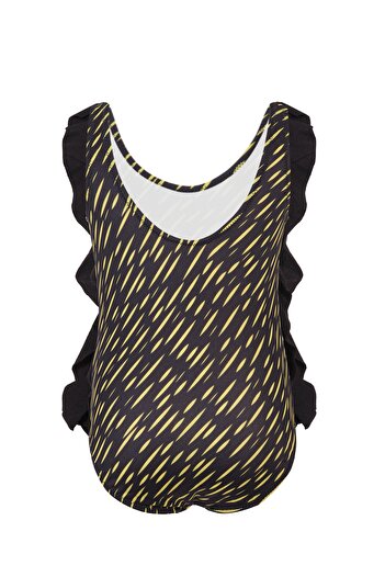 TESMAY Costum de baie pentru fete, cu volane, nou sezon, poliamidă, slim fit, căptușit subțire, hidrofug