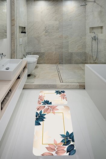 on the clouds Bathroom Carpet Double Toilet Set Non-Slip Base Bath Mat Set (60x100 + 40x60)