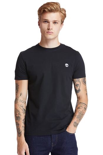 Timberland Tb0a2bpr Ss Dun-river Crew T Black Men's T-shirt