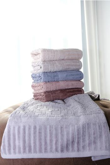 DURNES Premium Hand Towel 50x90 Cm Pack of 6 (100% Cotton)