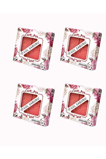 MonaRoza 4-Piece Rose Soap Set 4-Piece (4 Boxes X 4x75 Gr)