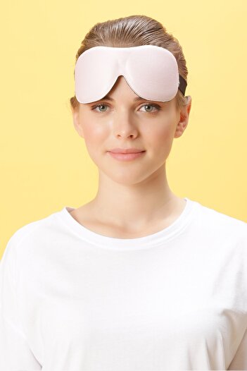 Viscofoam Sleeping Goggles Sleeping Headband 3D Sleeping Goggles Pink