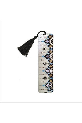 BAKSEPETE Закладка з румським візерунком і бахромою (Bookmark, закладка-125)