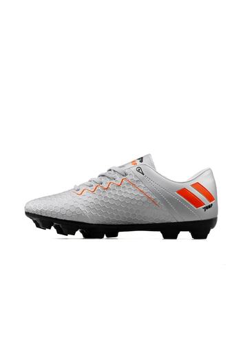 Jump 27880 B Silver Orange Men's Grass Floor Cleats 27880-b-silver-orange Gray