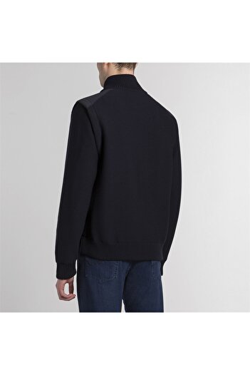 PAUL&SHARK Men's Knitted Blouson C.wWool / Removable Long Arm / Double Sided