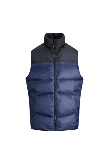 Jack & Jones Jack&Jones Чоловічий жилет з високим коміром, синій 12212221