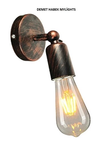 demet habek mylights Retro Articulated Copper Sconce Movable Wall Sconce
