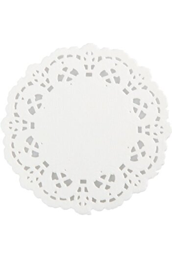 Dolphin 9 cm Dole Lace Tea Plate - 500 Pieces