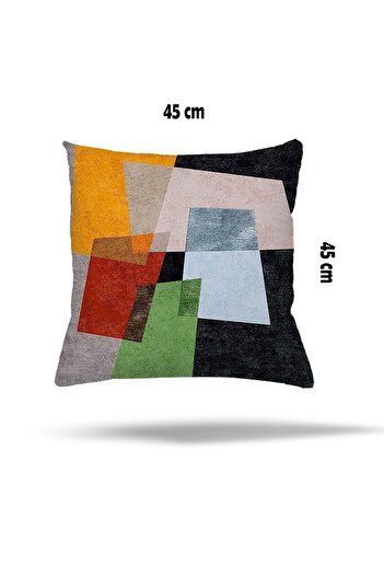 on the clouds Cu model geometric Tranziție de culoare Față de pernă ascunsă cu fermoar Husă de pernă pentru scaun Față de pernă