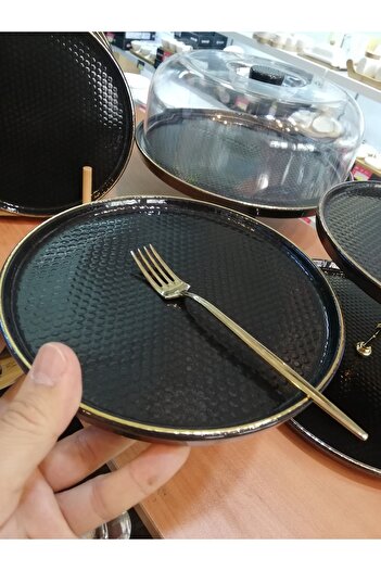 KESEN ZÜCCACİYE Acar Nordic Trend Black 8 Piece Treat Set