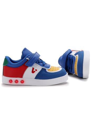 Vicco 313.21k.130 Sam Daily Lighted Velcro Girls/Boys Sports Shoes
