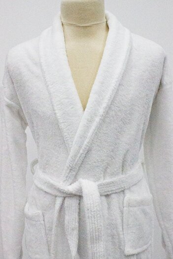 DURNES Gala Series Gentle Bathrobe White (100% Cotton)