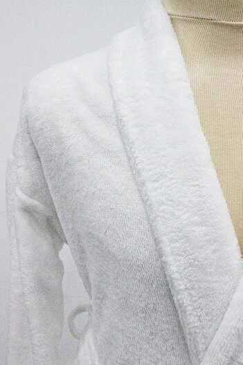 DURNES Gala Series Gentle Bathrobe White (100% Cotton)