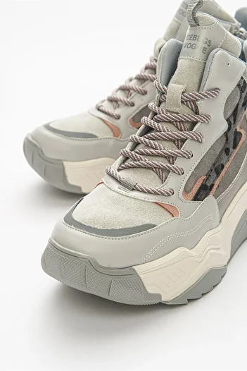 LuviShoes Γυναικείες αθλητικές μπότες Olivia Ice Grey