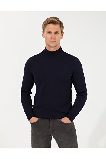 Pierre Cardin Πλεκτό ανδρικό πουλόβερ με μισό λαιμό 1465561 Dortmund