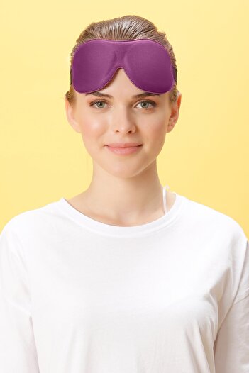 Viscofoam Sleeping Goggles Sleeping Headband 3D Sleeping Goggles Purple