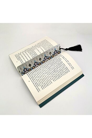 BAKSEPETE Закладка з румським візерунком і бахромою (Bookmark, закладка-125)