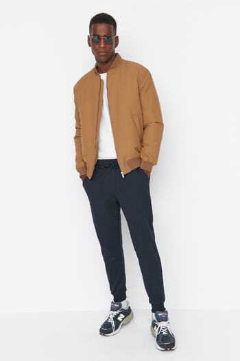 Trendyol Collection Темно-сині еластичні плавки для бігу TMNSS20EA0053