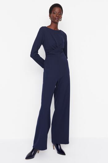 Trendyol Collection Námořnická modrá kombinéza TWOAW23TU00029