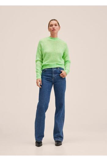MANGO Woman Perkins Collar Knitwear Sweater
