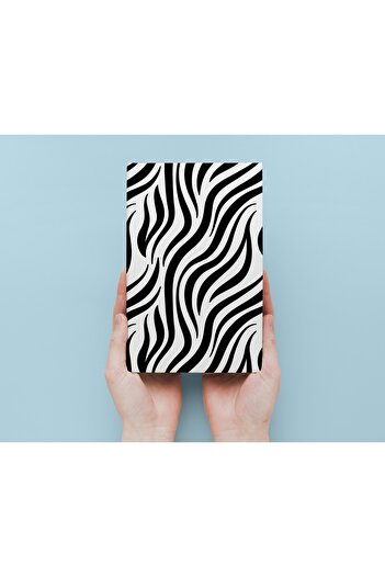 daystore Zebra Themed Notebook Set of 3 - A5 - Striped - 13x21 Cm - 64 Pages