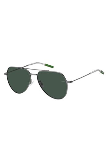 Tommy Jeans Tj 0064/f/s R80qt Unisex Matte Dark Metal Sunglasses