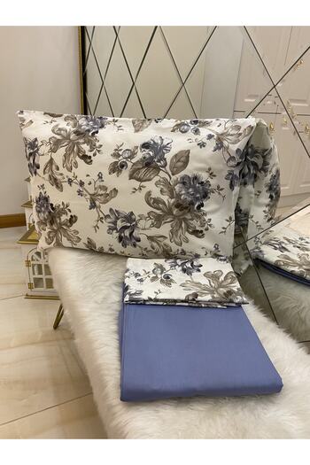 Özcan Ev Tekstil Ranforce Double Sheet Pillow Set 100% Cotton