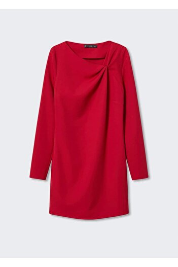 MANGO Woman Fırfır Detaylı Elbise