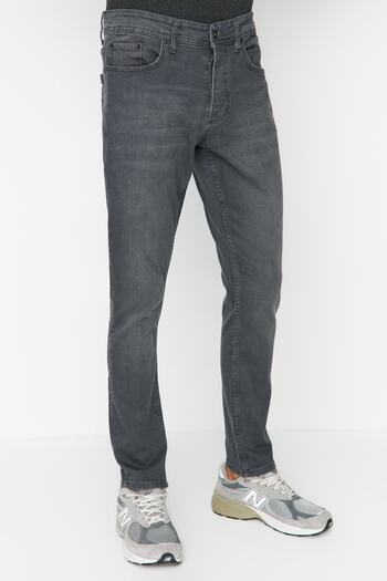 Trendyol Collection Flexible Anthracite Slim Fit Jeans - TMNSS21JE0068