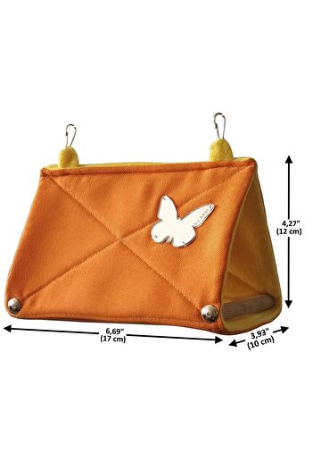 Akat Cosy Pretty Budgie Sleeping Hammock (orange)