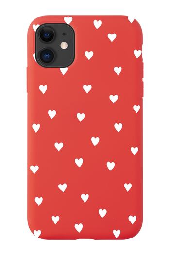 shoptocase Iphone11 Red Launch Heart Phone Case