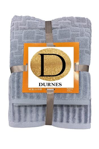 DURNES Premium Bath Set Bath Towel - Hand Towel / 100% Cotton (100% Cotton) / Blue
