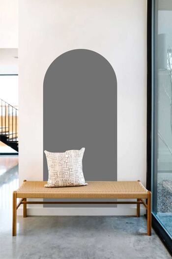Piksel Grafik Bohemian Oval Wall Sticker