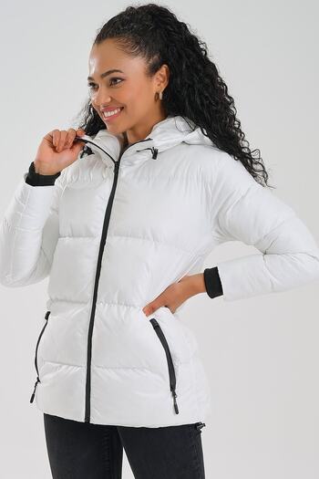 Rodi Kadın Mont Kapüşonlu Şişme 4128 Rd23kb234128