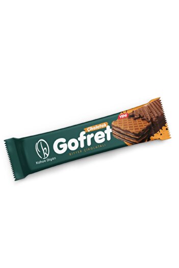 Kahve Diyarı Bitter Çikolatalı Gofret 30 Gr - 6'lı Paket