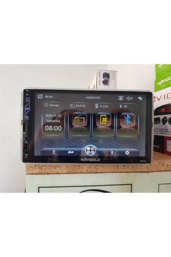 Navigold 7 Inç Geri Görüş Kamera Usb Aux Bluetooth Anfi Çıkış Kumandalı 4x55 Ses Çıkışlı Uyumlu